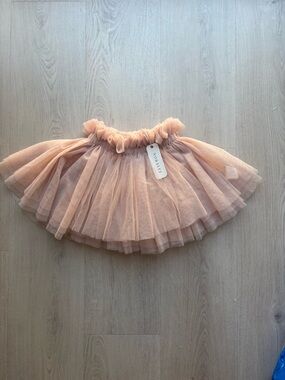 Noralee Peach Tulle Skirt 4yr